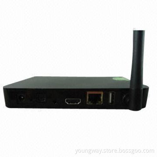 Android TV box, HMDI output/up to 1,080P/supports all video formats, remote control, wireless mouse